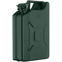 2E Каністра для палива JCM10V вертикальна, 10 л, метал, 0.6 мм, зелений, 2.3 кг