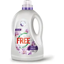 Гель для прання Free Orchid Color для кольорових тканин (80 циклів), 4 л