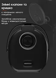 Мультиварка пароварака Prime Technics із сенсорним екраном Су-вид 860 Вт, 20 програм, Black - мініатюра 8