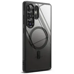 Прозорий чохол Ringke Fusion Bold Magnetic Magsafe Black для Samsung S25 Ultra - мініатюра 4