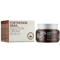 Крем для обличчя Fortheskin Snail Solution Cream з муцином равлика, 100 мл - мініатюра 2