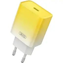 Зарядний пристрій XO CE18 fasr charger Type-C PD/QC 30W Yellow