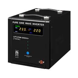 ДБЖ LogicPower LPY-PSW-2000VA+ (1400Вт) 10A/20A з правильною синусоїдою 24V - мініатюра 2