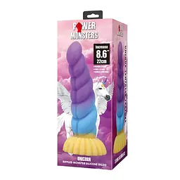 Фалоімітатор Power Monsters Unicorn, 22 см (мульті) - мініатюра 9