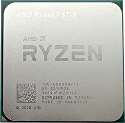 Процесор AMD Ryzen 7 5700 (100-000000743) (Socket AM4, 16T, 4.6 ГГц, Tray)