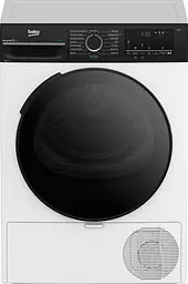 Beko Сушильна машина тепловий насос, 8кг, A++, 60см, дисплей, підсвітка барабану, пар, білий