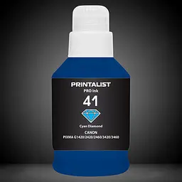 Чорнило PRINTALIST GI-41 для Canon Pixma G2420/3420 190г Cyan водорозчинне (PL41C) - мініатюра 4