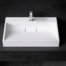 Умивальник Rea Goya 37x50 білий (REA-U8900) - мініатюра 3