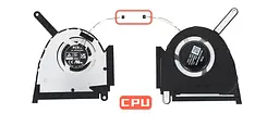 Вентилятор Asus кулер 12V для моделей ноутбука TUF Dash F15 FX517ZW, FX517ZM, FX517ZR (CPU Fan) 13NR0990T01021 Оригінал, 12V, 4pin