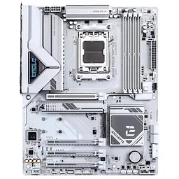 Gigabyte Материнська плата B850 EAGLE WF7 ICE sAM5 B850 4xDDR5 M.2 Wi-Fi BT HDMI DP ATX