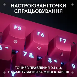 Клавіатура Logitech G PRO X TKL RAPID Gaming Magenta (L920-013253) Б/в - мініатюра 4