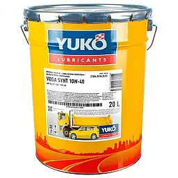 Олива моторна Yuko Vega Synt 10W-40 API SL/CF 20 л (137176)