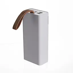 Повербанк 30000 mAh зі швидким заряджанням і ліхтариком 22.5 Вт powerbank заряджання для телефона ґаджетів Білий ZoroxHP-N50 - мініатюра 3