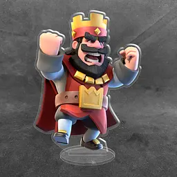 Акрилова колекційна фігурка Clash of Clans, Clash Royale Персонаж Король 15 см