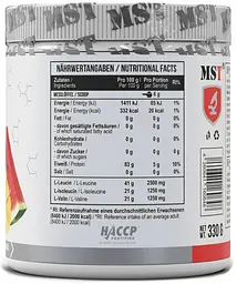 MST BCAA Zero Комплекс Амінокислот без цукру - 330 г - мініатюра 2