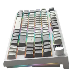 Клавіатура Attack Shark K86 RGB Retro Grey (AS-K86-RGY) - мініатюра 3