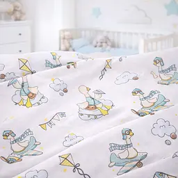 Комплект постільної білизни Mirson Бязь Little Goose 110х140см (2200012575642) - мініатюра 6