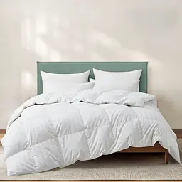 Дитяча ковдра Cosas сатинова 4 сезони 110х140 см Snow біла (Quilt_110х140_DSeason_Viscose_StrSatin-White) - мініатюра 7