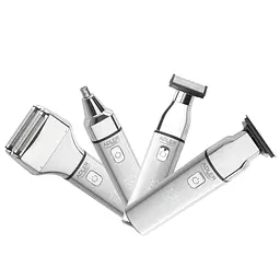 Тример для бороди, носа, вух та гоління Adler AD 2950, 4 в 1, водозахищений IPX6, із дисплеєм - мініатюра 2