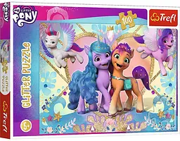 Набір Пазли - (100 елм.) Глітерні - "Поні" / My Little Pony