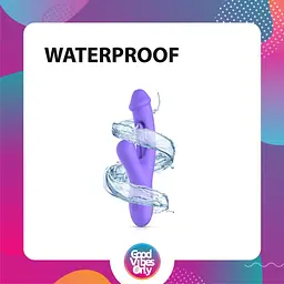Вібратор-кролик із вагінальним відростком Good Vibes Only - Tess Rabbit Vibrator with G-Spot Stimulator - мініатюра 12