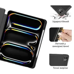 Чохол до планшета AirOn Premium SOFT iPad Pro 13 2024 + Film Black (4822352781129) - мініатюра 8