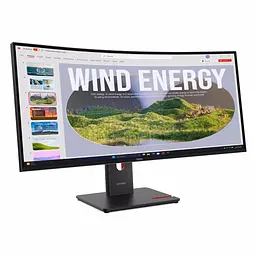 Монітор 34" Lenovo T34WD-40 Curved UWQHD VA 120Hz (64AEGAT1UA) - мініатюра 5