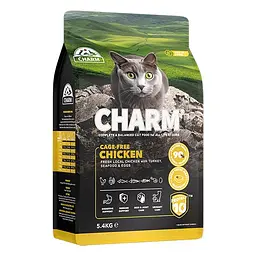 Сухий беззерновий корм для котів Charm Cage-Free Chicken Чарм холістик, Курка вільного вигулу 5.4 кг (1001454)