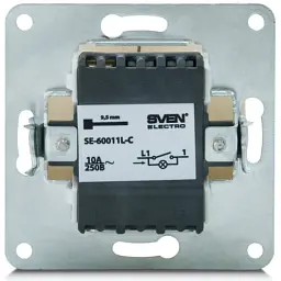 Вимикач Sven SE-60011L-C cream (7100034) - мініатюра 4