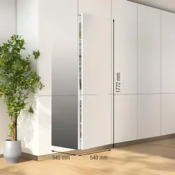 Холодильник Gorenje вбудований з нижн. мороз., 177x69x55см, 2 двері, 244 (68) л, А +, NF +, Зона св-ті, Диспл, Wi-Fi, Білі - мініатюра 9
