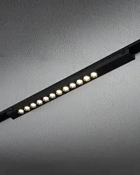 Магнітний трековий світильник Nowodvorski 11331 UT-LVM Focus LED 1x12W 4000K 1000Lm IP20 чорний - мініатюра 2