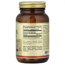 Інозитол (B-8) Inositol 500 mg 100 капсул Solgar vit0005898 - мініатюра 2