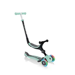 Самокат Globber Go up foldable plus lights, м'ятний (743-206) - мініатюра 3