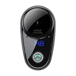 FM-трансмиттер OS-Baseus S-06 Car Bluetooth MP3 Player Черный - миниатюра 3