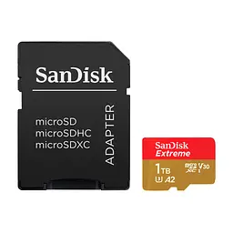 Карта памяти SanDisk 1TB microSD class 10 UHS-I U3 V30 Extreme (SDSQXAV-1T00-GN6MA)