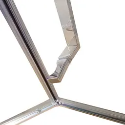 Душова кабіна без піддону Koer SR SC06-100x100x200-TR-01 прозоре скло Easy Clean 8 мм, хром KR5365, Універсальна, прозорий, хром - мініатюра 6