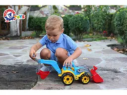 Трактор ТЕХНОК 50x30x17см з двома ковшами арт.3671 - мініатюра 3