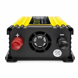 Автомобільний інвертор Жовтий / Перетворювач напруги з 12-220 V, 2000 Вт, 2хUSB - мініатюра 3