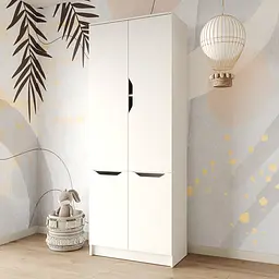 Шафа розпашна MebelStar 4Д Лілу 80x40x210 см Аляска білий (MBS-1319)