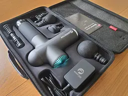 Перкусійний масажний пістолет Booster Lightsaber тригерних точок Massage Gun - мініатюра 10