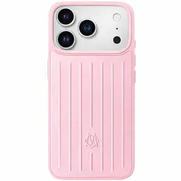 Чохол TPU+Metal Rimowa Style (AAA) для Apple iPhone 17 Pro / 18 Pro (6.3") Rose Pink