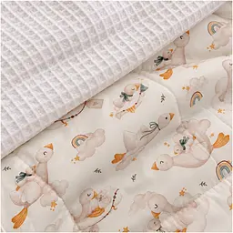 Плед дитячий MirSon Silky Waffle Sleepy ducklings 90х110 см (2200013893202) - мініатюра 2