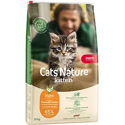 Сухий корм Mera Cats Nature Kitten Chiken (Huhn) з куркою для кошенят всіх порід 10 кг 