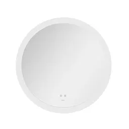 Дзеркало Qtap Taurus R800 з LED-підсвічуванням Touch, з антизапотіванням, з димером температури кольору (3000-6500K) QT2478R807 - мініатюра 3