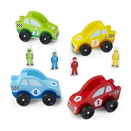 Ігровий набір Melissa & Doug дерев'яний набір Гоночні автомобілі (MD706)