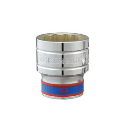 Головка торцева хромована 1/2" KING TONY, 27 мм (зірка 12 гран.)