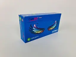 Рукавички одноразові нітрилові сині CARE 365, розмір L, 100 шт, неопудрені, для огляду, клінінгу та сервісу