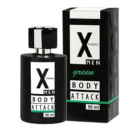 Парфуми з феромонами Aurora Body Attck Men Green X-Phero 50 ml
