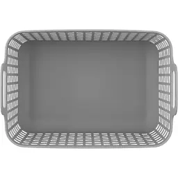 Кошик для зберігання Ardesto пластик PP 33x22.5x25.2 см 12.5 л cірий (ARHC2512GG) - мініатюра 4