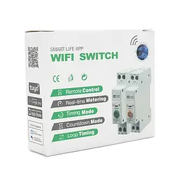 WI-FI вимикач-реле на DIN рейку 63А з вимірюванням струму та напруги, захистом від перенапруги - мініатюра 2